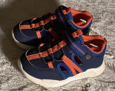 Stride Rite Shoes Boys 7M Blue Orange Brinley Sandal Sneaker - Image 1 of 4