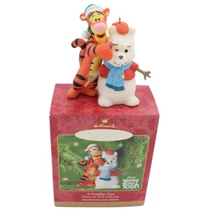 Hallmark Keepsake WINNIE THE POOH A FAMILIAR FACE 2001 Christmas Ornament w/Box - Picture 1 of 6