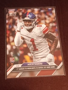 2024 Topps Now Malik Nabers RC π₯ π₯ - Picture 1 of 2