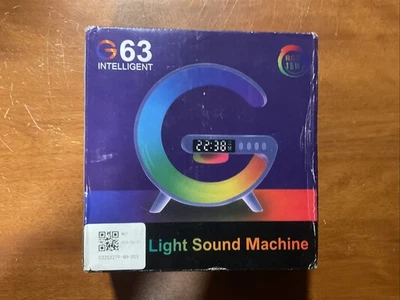 G63 Intelligent Light Sound Machine Alarm Clock - Image 1 of 4
