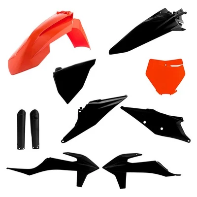 Acerbis Full Plastic Kit 16 KTM 橙色/黑色 适用于 KTM 125 SX 2019-2022 — 第 1/2 张图片