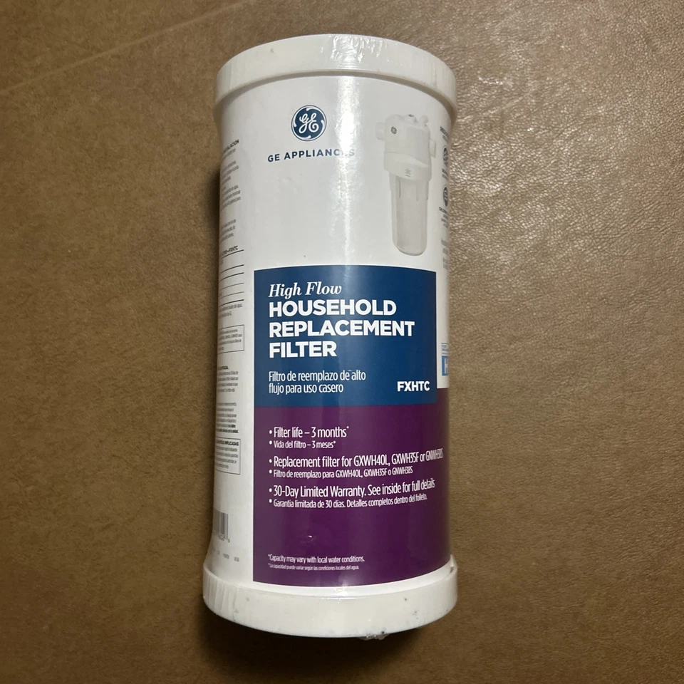 GE Water Filter FXHTC Whole House Replacement Cartridge Sediment Chlorine Odor - Image 1 of 1