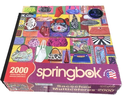 Springbok 2000 Piece Puzzle Purses Family Fun Purse Challenge Brainteaser New - Image 1 of 4
