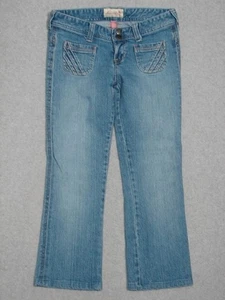 LG03431 **ABERCROMBIE** CAPRI, CROPPED JEANS YOUTH sz16 SLIM (msr 28"x24") - Picture 1 of 5