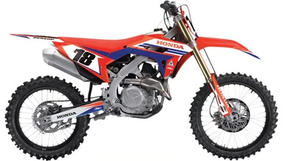Factory Effex EVO 19 Shroud Graphic Kit - Honda For 04-09 HONDA CRF250R 25-01324 - Image 1 of 3