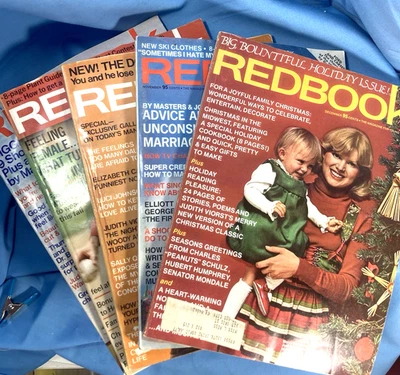 Redbook Magazine, Vintage, 1976 Aug - Dec, Lot of 5 - Image 1 of 4