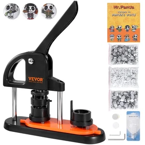 Button Maker Machine, 0.98 inch/25mm Pin Maker with 500pcs Button Parts, Button - Picture 1 of 1