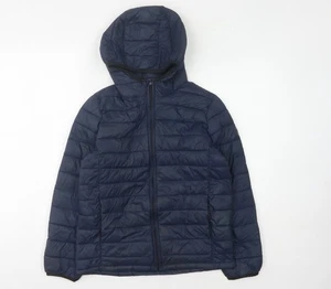 GAP Kids Boys Blue Puffer Jacket L 10-11 Years Winter - Picture 1 of 12
