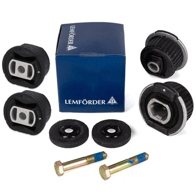 4x LEMFÖRDER Achskörperlager für MERCEDES W124 S124 Hinterachse vorne + hinten