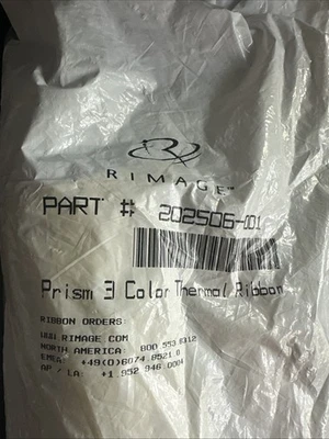 Rimage Prism 3 Color thermal Ribbon Part # 202506-001 - Image 1 of 3