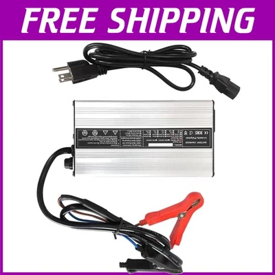 High-Efficiency 36V Lifepo4 Charger 8A with LED Indicator and Cooling System - Image 1 of 4