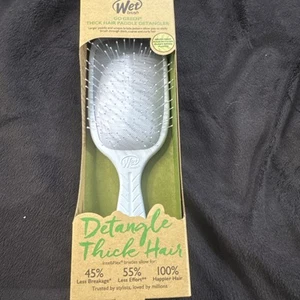 Wet Brush Go Green Paddle Hairbrush for Thick Hair - Icy Blue - Picture 1 of 5