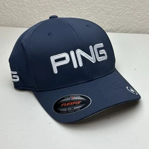 Ping Tour Play Your Best Sensorcool Flexfit Golfmütze Kappe Herren S/M weiß/marine - Bild 1 von 13