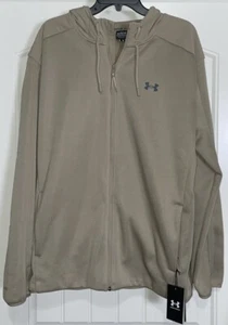 Under Armour Essential Jacke hellbraun Größe Herren MED 1378824-299 NEU $ 130 Einzelhandel - Bild 1 von 10