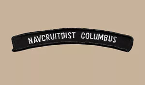 US Navy Recruiting District Columbus Ohio NAVCRUITDIST UIM Shoulder Rocker Tab - Picture 1 of 1