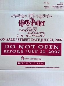Cartone di spedizione da collezione Harry Potter ""Non aprire"", scatola libro Doni della morte - Foto 1 di 7