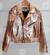 zara gold jacket