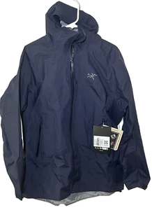 Chaqueta Arc'teryx Beta para mujer XL negra zafiro Gore-Tex impermeable con capucha lluvia - Imagen 1 de 13