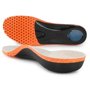 Knixmax Leather Insoles Arch Support Orthotic Insert Plantar Fasciitis Innersole - Picture 1 of 7