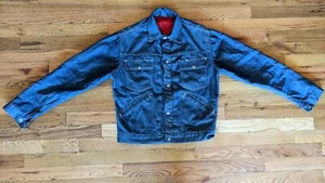 Vintage 70s J.C. Penney’s Ranchcraft Blue Denim Jacket Quilted - Men's S/XS - Picture 1 of 10