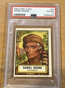 1952 Topps Look 'N See Daniel Boone #55 PSA 6 EX-MT Newly Graded 5/23 - Picture 1 of 2