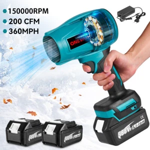 Jet Dry Mini Blower Air Blower Super Fan Turbo Battery Power Portable W/Battery - Picture 1 of 11