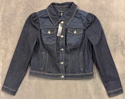 CHAQUETA VAQUERA ACOLCHADA WHBM $165 WHBM NUEVA CON ETIQUETAS WHITE HOUSE BLACK MARKET TALLA M MEDIANA Foto 1 de 3