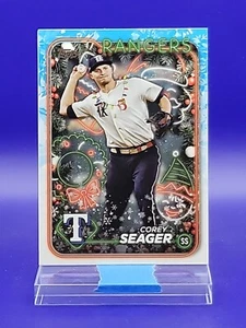 Corey Seager 2024 Topps Holiday Baseball Christmas Lights Necklace SP 🔥 Rangers - Picture 1 of 2