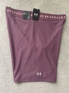 Under Armour Women's 3X Compression Bike Athletic Shorts Purple 1377346 New - Picture 1 of 8