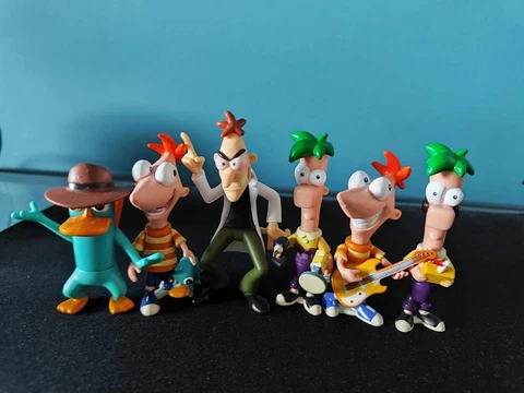 DISNEY PHINEAS AND FERB 2 FIGURES PACK SCENE GOO POD COLLECTIBLE CHOOSE ONE Cover