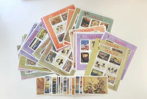 Special Unit! Hokusai Japanese Artist, Art - 27 Sheets of Stamps and 31 S/S MNH Cover