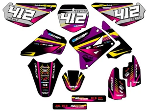 2001-2004 RM 85 SURGE Purple Senge kit de gráficos compatible con Suzuki - Imagen 1 de 10