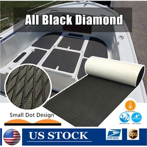 Black Diamond EVA Foam Boat Flooring Marine Decking Mat for kayak Surfboad Pad - Picture 1 of 18
