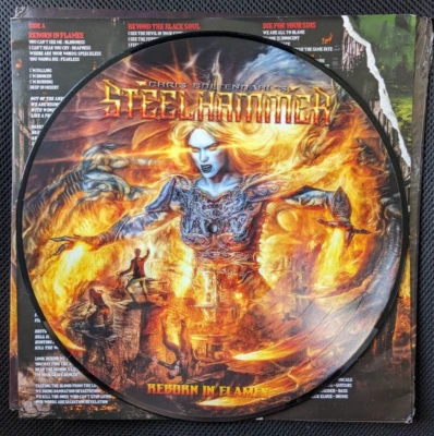 Chris Boltendahl's Steelhammer: Reborn In Flames (picture disc, new) - Image 1 of 3