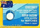 Sr916sw (373) Seiko Battery, Brand New, Made In Japan