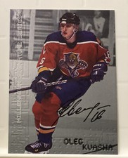1999-00 In the Game Be A Player Millennium #108 Oleg Kvasha AUTO