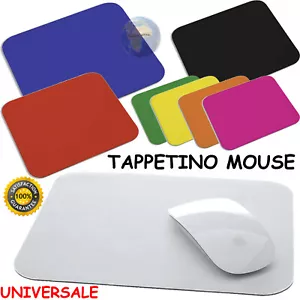 TAPPETINO per MOUSE Tappeto ULTRA Sottile COMPUTER Pad TOPO Laser OTTICO Laptop - Zdjęcie 1 z 9