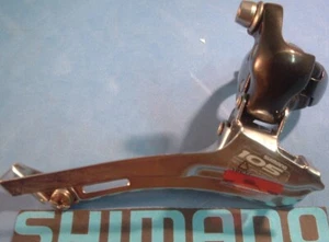 Shimano 105 FD-5600 31.8MM Road Front Derailleur-NEW- 2x10-Spd - Black- Mint - Picture 1 of 9