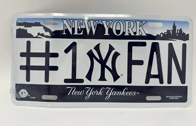 New York Yankees #1 Fan Metal Tag - Image 1 of 2