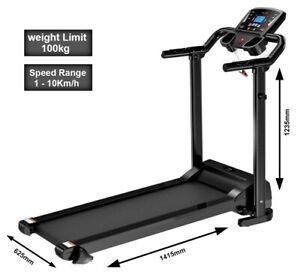Treadmill Electric Gym Folding Commercial Walking Running Machine Motorised Home