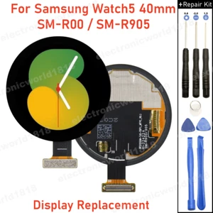 Piezas de repuesto de pantalla de pantalla para Samsung Galaxy Watch5 40 mm SM-R900/SM-R905 - Imagen 1 de 7
