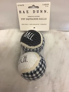Rae Dunn Pet Quietschbälle 2er Pack groß 3 - Bild 1 von 1