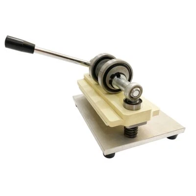 Double Wheel Hand Leather Cutting Machine Leather Die Cutting Machine Punching - Image 1 of 4