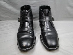 Florsheim Imperial Guardsman schwarze Schuhe Stiefel Herren Größe 9,5 D Mönchsriemen - Bild 1 von 22