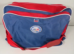 Borsone grande palestra Levi's Strauss Olimpiadi 1984 vintage con tracolla RARO - Foto 1 di 14