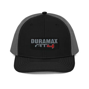 Duramax GMC AT4 Diesel Hat, Trucker Hat, Diesel Enthusiast Cap - Picture 1 of 9