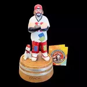 De colección Emmett Kelly Payaso de Béisbol San Francisco CAJA DE MÚSICA Compañía ENTRENADOR Y PERRO - Imagen 1 de 10