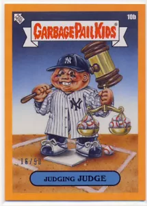 2023 Garbage Pail Kids GPK X MLB GROSS Orange 10b Aaron Judge 16/50 - Bild 1 von 2
