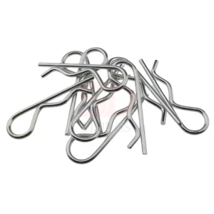 Clips de retención M3, M4, M5 clips R 304 pasadores de acero inoxidable, pasadores divididos - Imagen 1 de 5