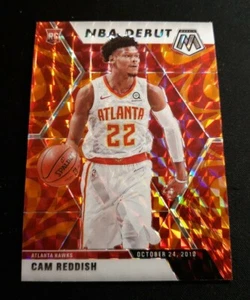 C27 CAM REDDISH 2019-20 Mosaic Reactive Orange Prizm NBA Debut RC - HAWKS - Picture 1 of 2